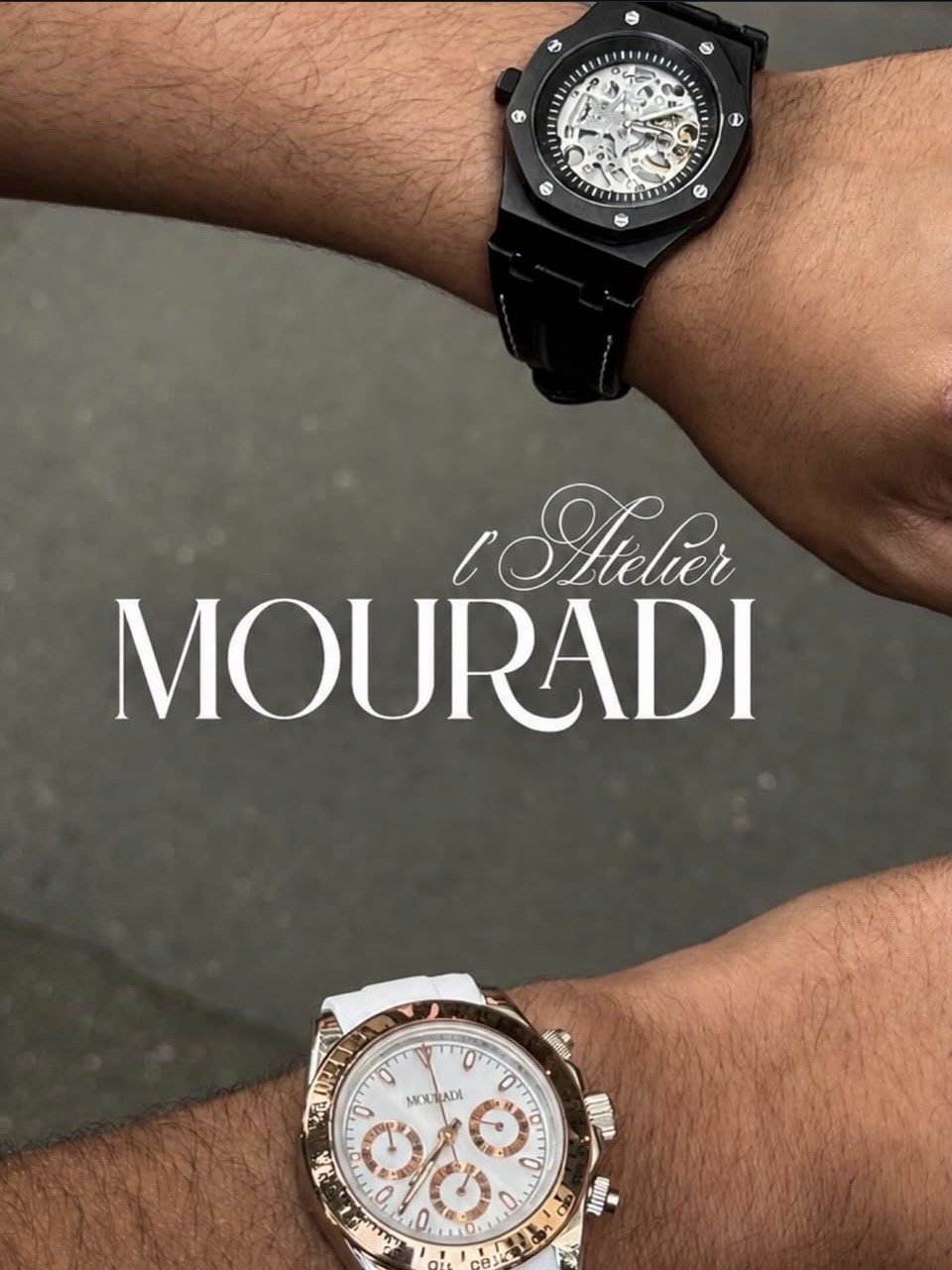 Deux montres portées au poignet